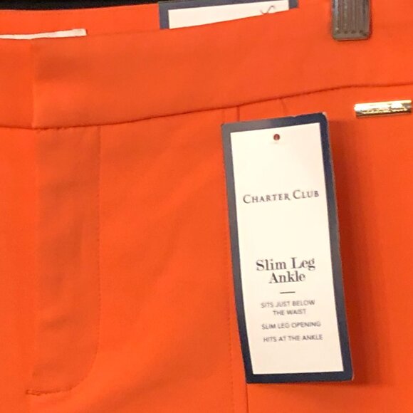 Elegant Charter Club Women's Slim-Fit Ankle Pants: Size 6 - Picture 13 of 13